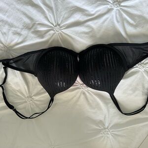 La SENZA Black Striped Bra